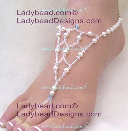 Beach Wedding Sandals Barefoot Jewelry Lfj163